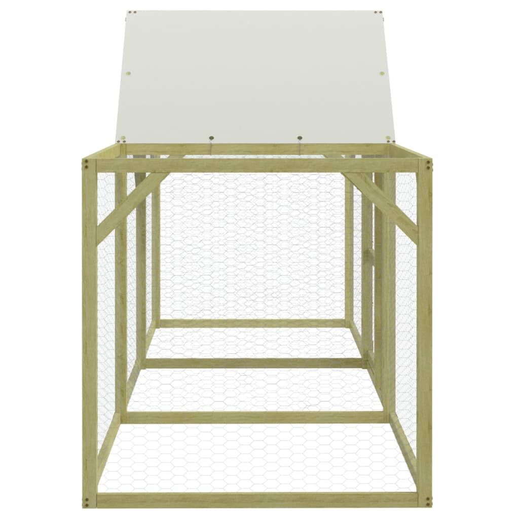 Vidaxl Gallinero Madera Maciza De Pino Impregnada 300x100x150 Cm_3