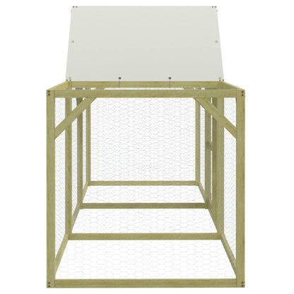 Vidaxl Gallinero Madera Maciza De Pino Impregnada 300x100x150 Cm_3