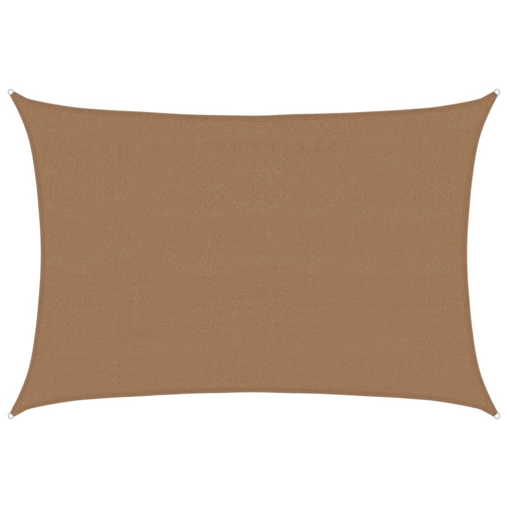 Toldo De Vela Hdpe Gris Taupe 160 G/m² 4x5 M_0