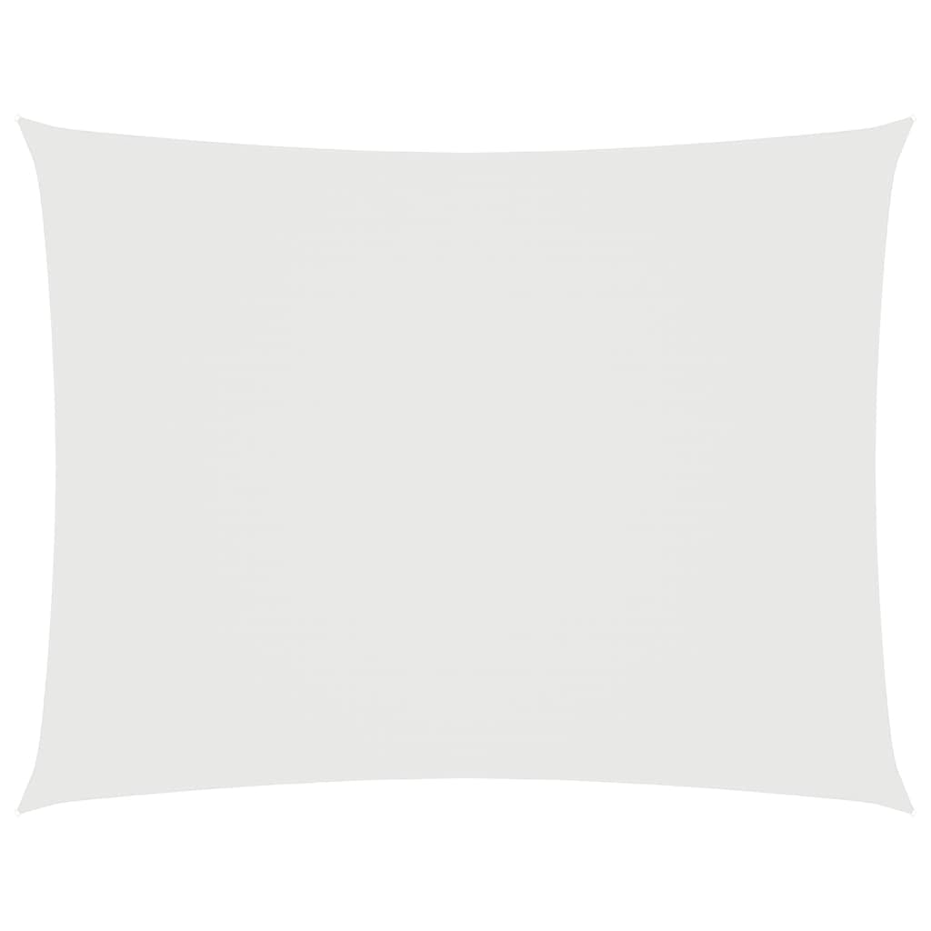 Vidaxl Toldo De Vela Rectangular Tela Oxford Blanco 2,5x3,5 M_0