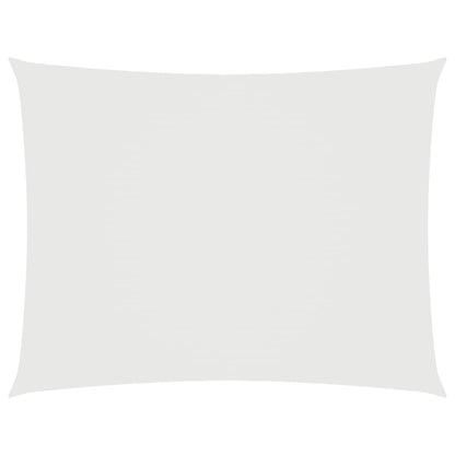 Vidaxl Toldo De Vela Rectangular Tela Oxford Blanco 2,5x3,5 M_0