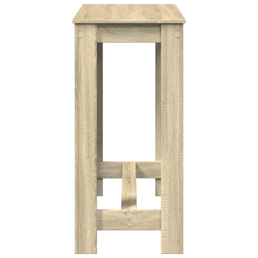 Mesa Alta De Bar Madera Ingeniería Roble Sonoma 102x50x103,5 Cm_3