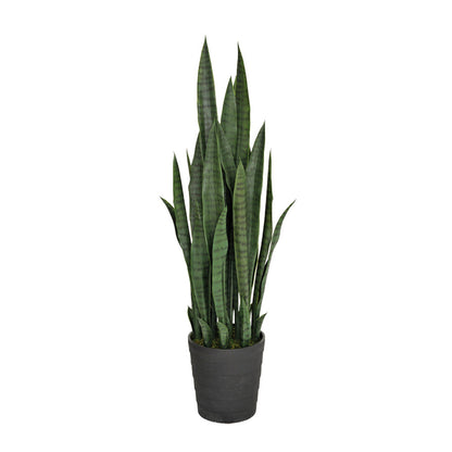 Planta Artificial Lengua De Tigre - Decoración Natural Sin Mantenimiento 1.05 M / Multicolor_1