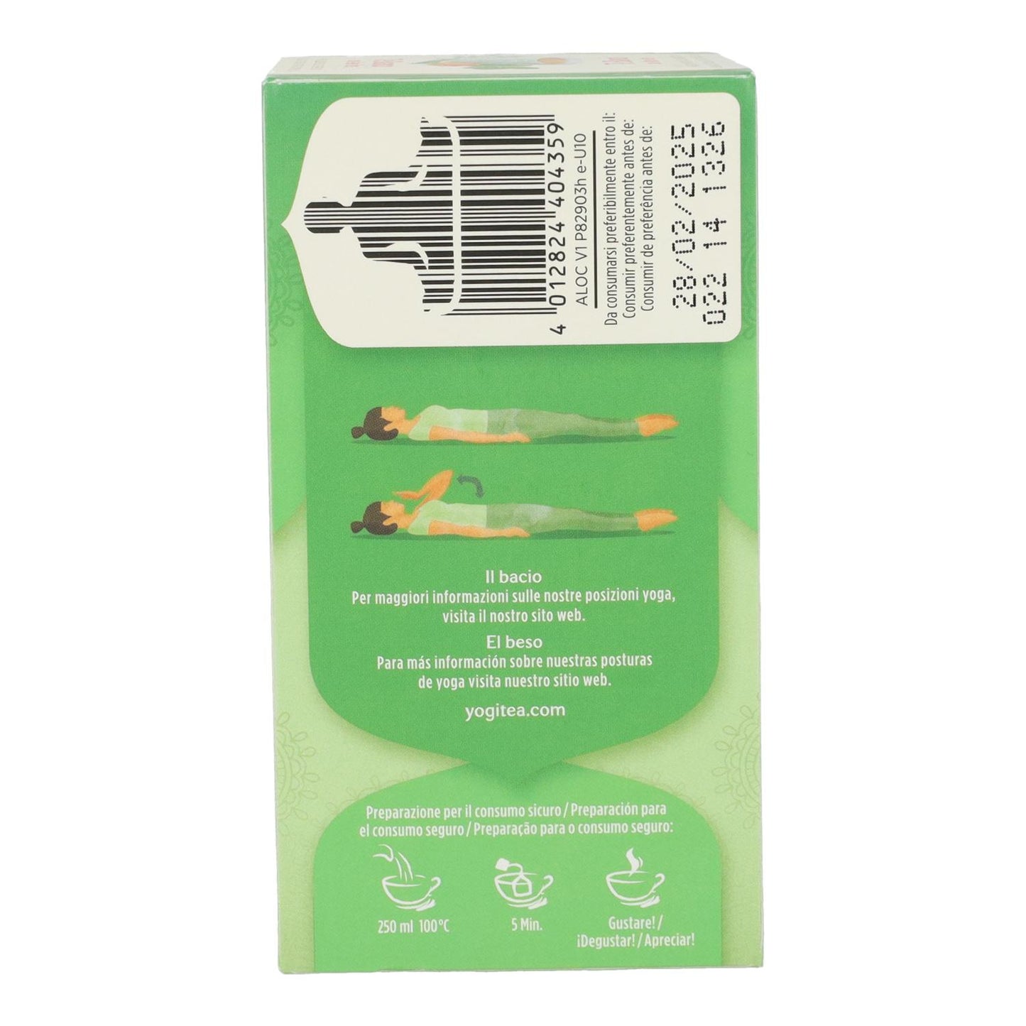 Yogi Tea BIO té blanco con aloe vera, 17 bolsitas