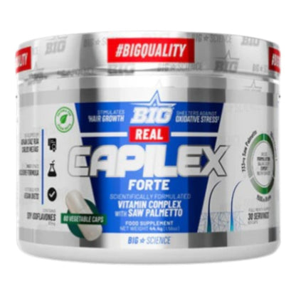 Real Capilex Forte - 60 Cápsulas Vegetales - Piel Pelo Y Uñas - Big_0