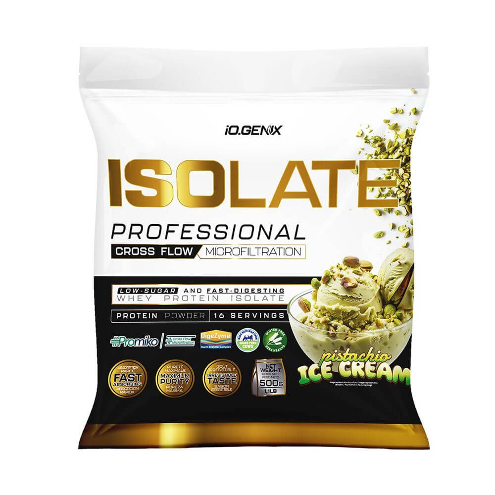 Isolate Profesional - 500g - Pistacho - Proteína De Aislado De Suero Isolate - Io.genix_0