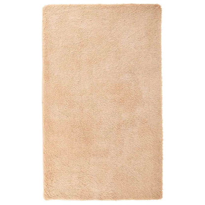 Vidaxl Alfombra Peluda De Pelo Largo Navarra Beige 80x150 Cm Poliéster_0