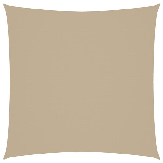 Vidaxl Toldo De Vela Cuadrado Tela Oxford Beige 4x4 M_0