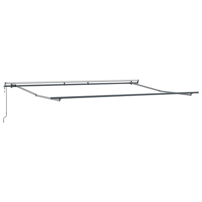 Toldo Retráctil Blanco 450 X 350 Cm Tela Y Aluminio_4