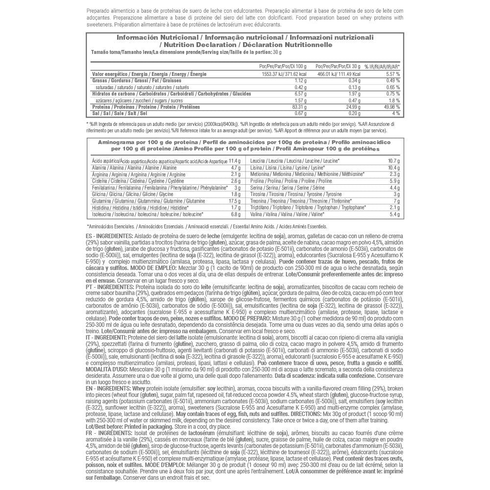 Isolate 90 Cfm - 1,8 Kg - Black Cookies - Aumenta La Masa Muscular - Masmusculo_4