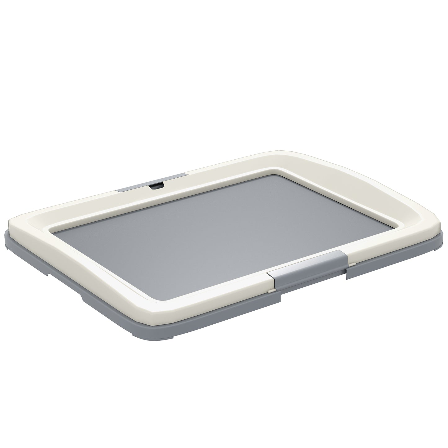 Pawhut Inodoro Para Perros Con Bandeja Para Exterior E Interior 63x48,5x6cm Gris_0