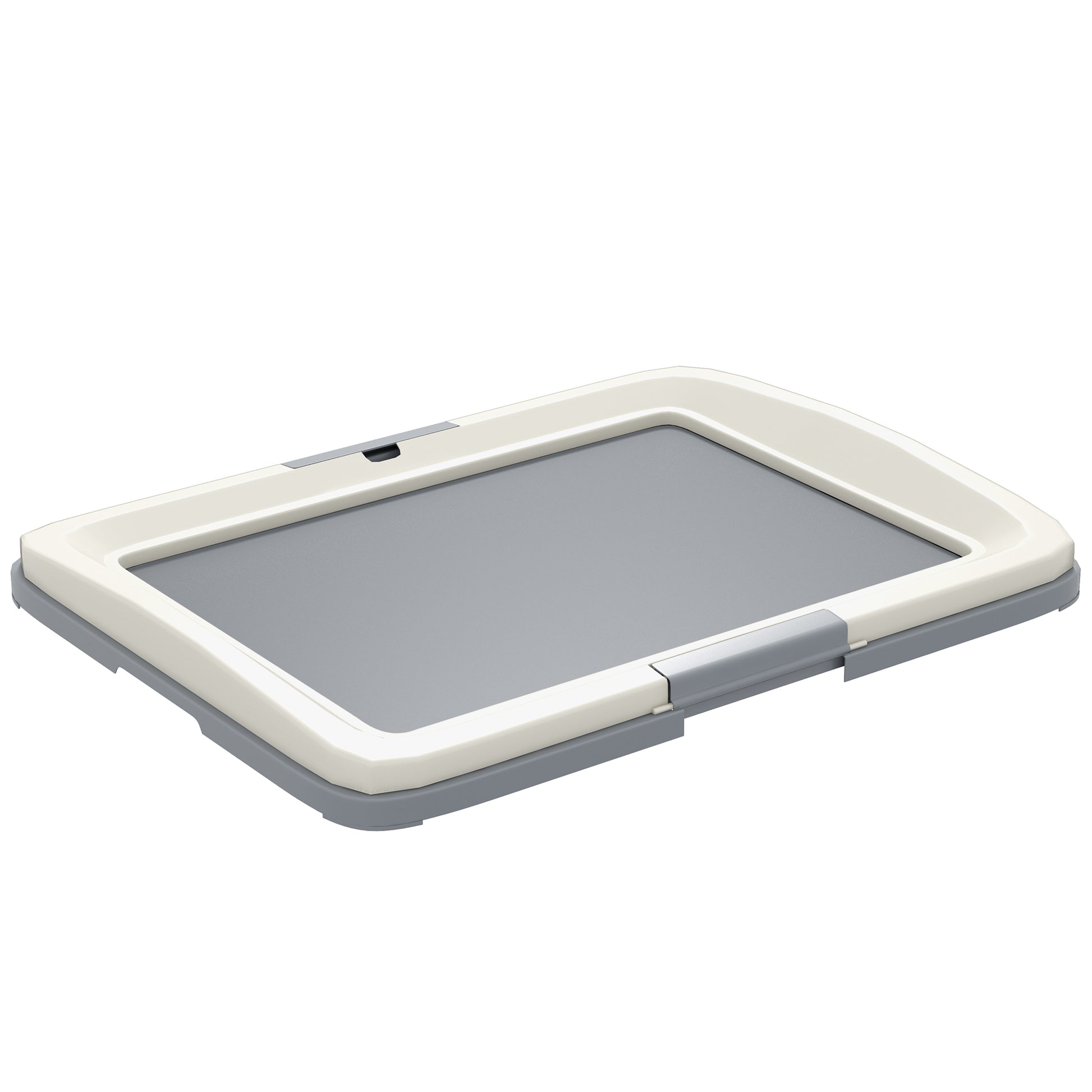 Pawhut Inodoro Para Perros Con Bandeja Para Exterior E Interior 63x48,5x6cm Gris_0