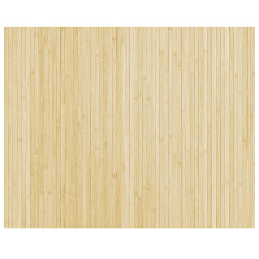 Vidaxl Alfombra Rectangular Bambú Color Natural Claro 80x100 Cm_0