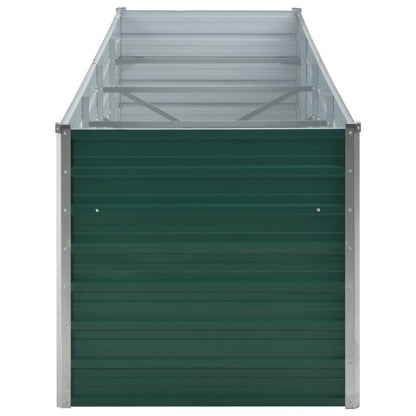 Arriate De Jardín De Acero Galvanizado Verde 320x80x77 Cm_4