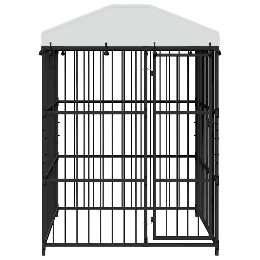 Perrera De Exterior Con Techo 150x150x210 Cm_3