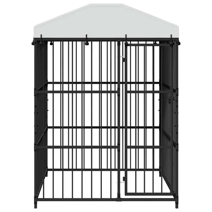 Perrera De Exterior Con Techo 150x150x210 Cm_3