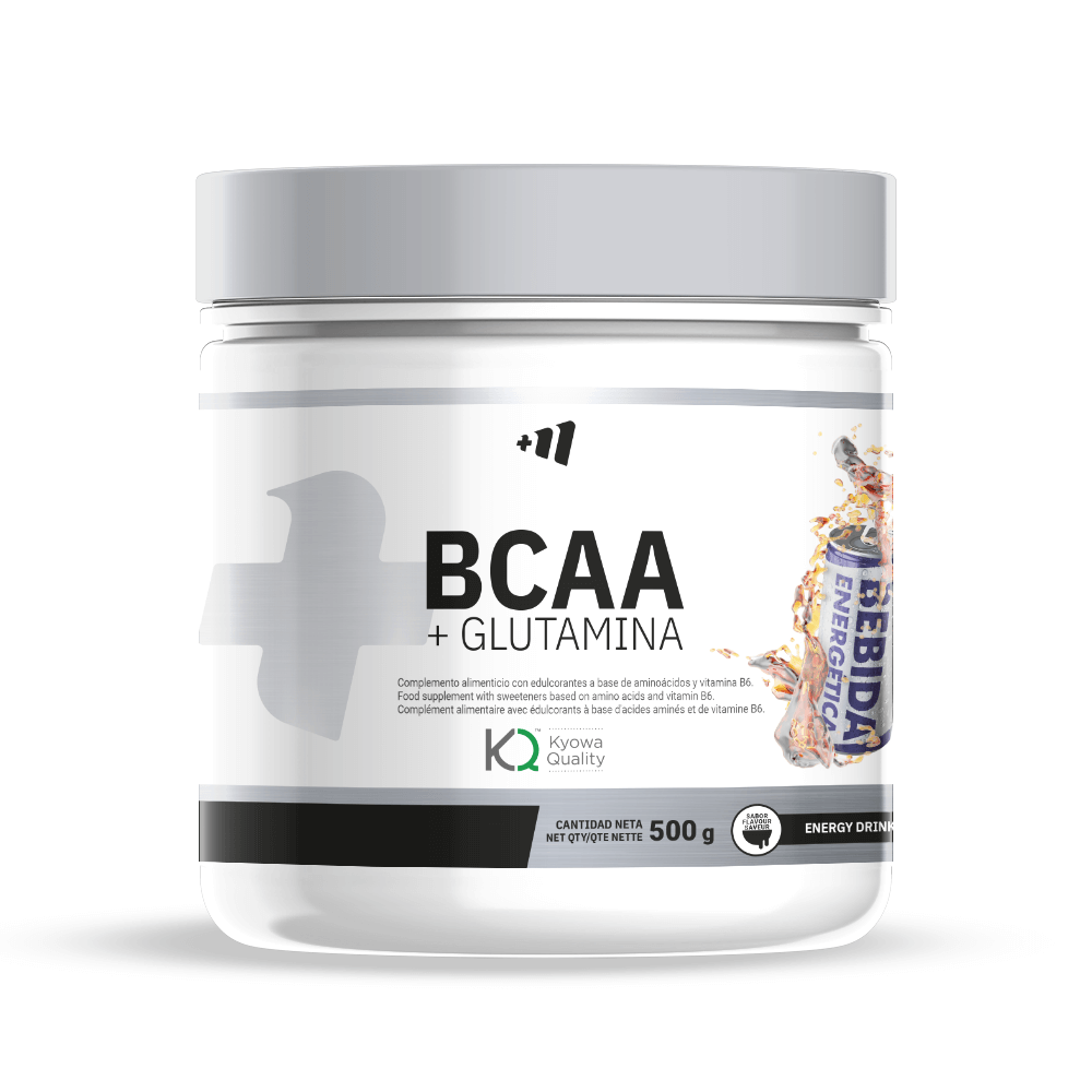 Bcaa + Glutamina Kyowa® - 500g - Bebida Energetica - Mejora La Resistencia - Masmusculo_0