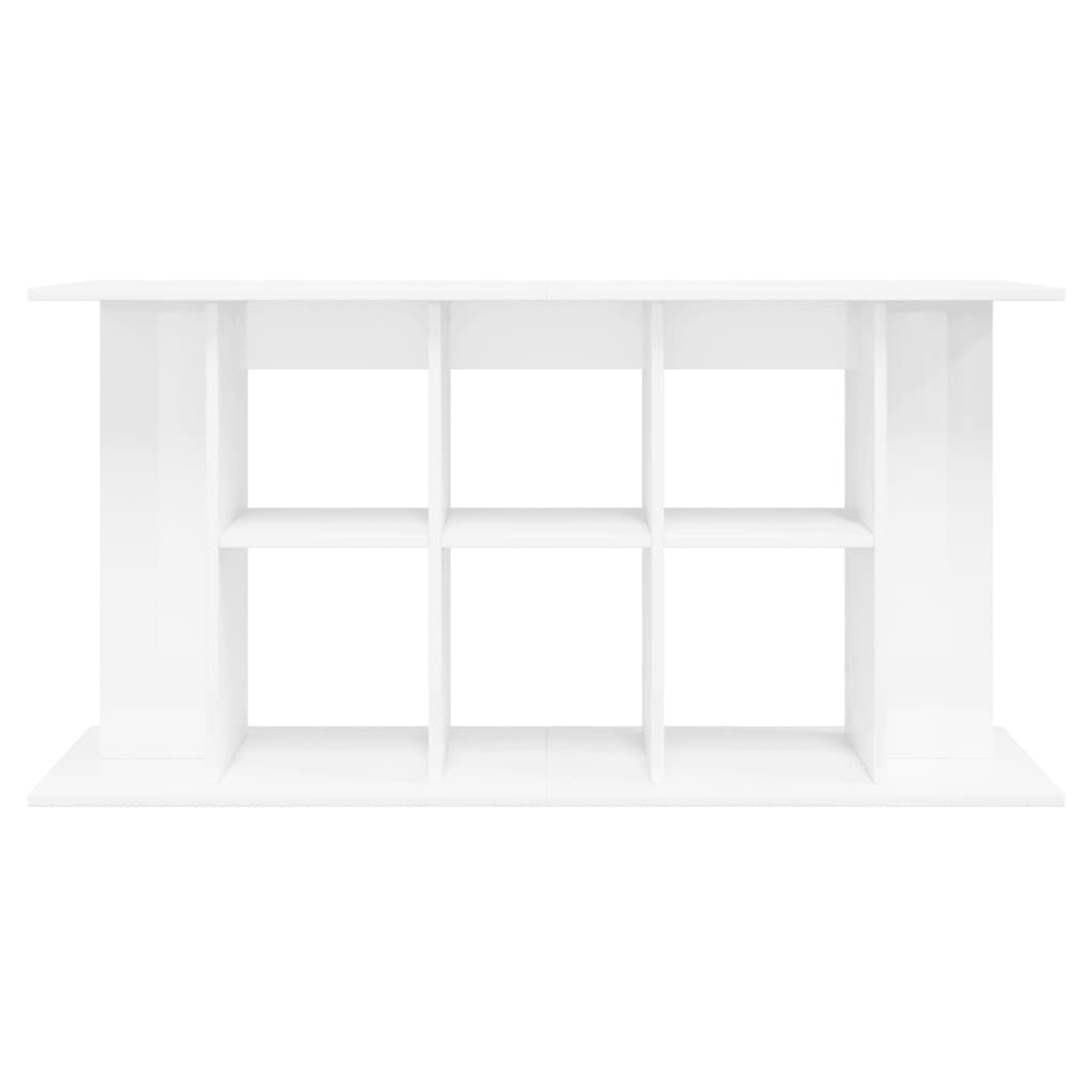 Vidaxl Soporte De Acuario Madera Ingeniería Blanco Brillo 120x40x60 Cm_3