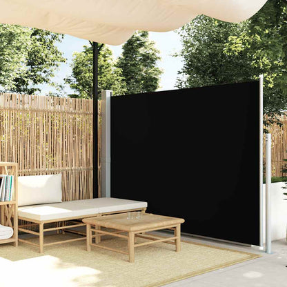 Vidaxl Toldo Lateral Retráctil 160x500 Cm Negro_1