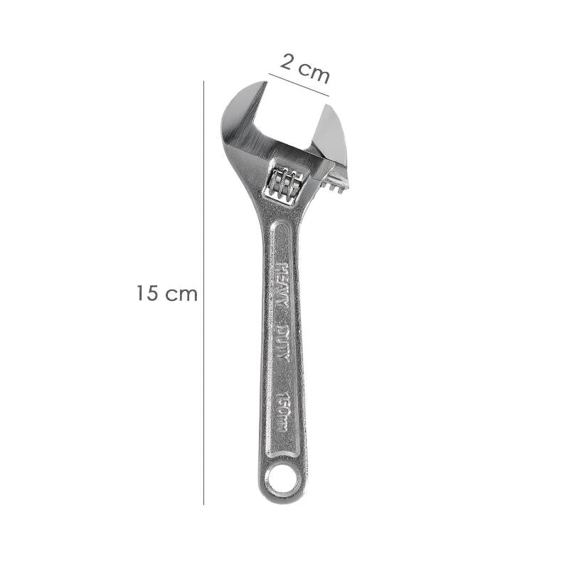 Llave Ajustable Moleta 6 / 150 Mm. Llave Inglesa, Llave Apriete, Llave Ajustable