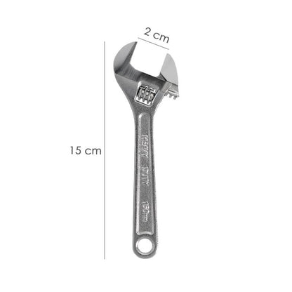 Llave Ajustable Moleta 6 / 150 Mm. Llave Inglesa, Llave Apriete, Llave Ajustable