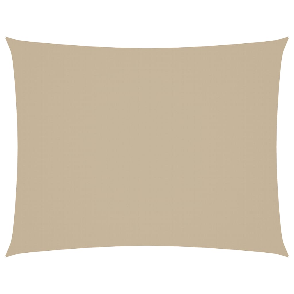 Toldo De Vela Rectangular Tela Oxford Beige 6x8 M_0