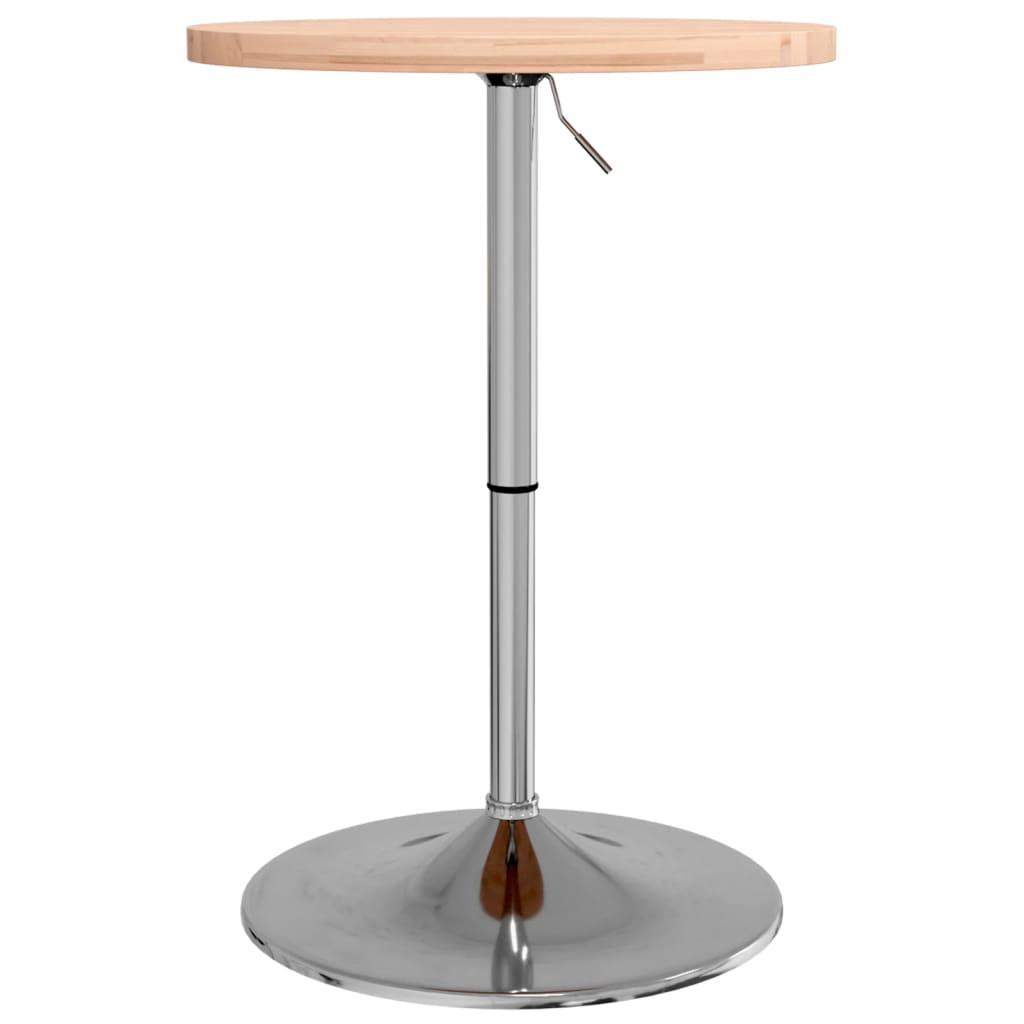 Mesa Alta De Madera Maciza De Haya Ø50x90,5 Cm_3