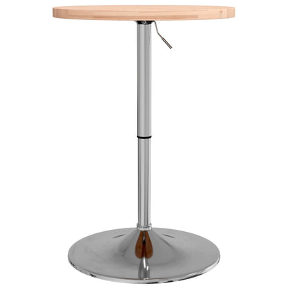 Mesa Alta De Madera Maciza De Haya Ø50x90,5 Cm_3
