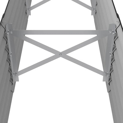 Jardinera Acero Galvanizado Antracita 224x40x36 Cm_4