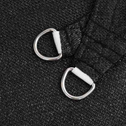 Toldo De Vela Triangular Hdpe Negro 160 G/m² 5x7x7 M_3