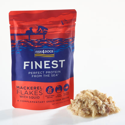 Fish4dogs Mousse Para Perro Sin Cereales – Caballa Y Calamar 100 G (pack De 6)_1