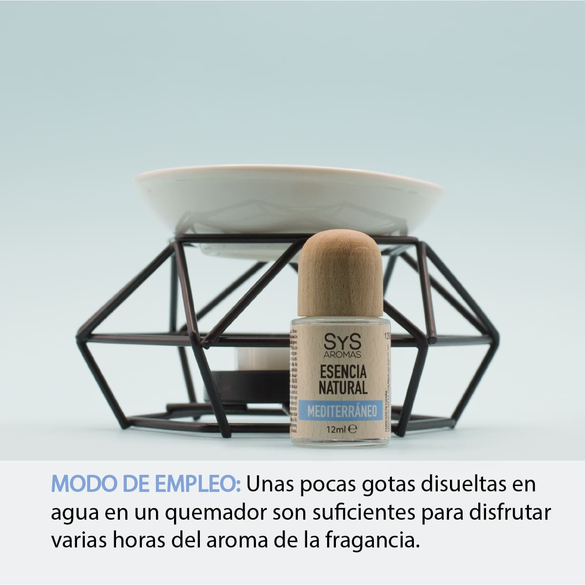 Esencia Natural Mediterráneo SYS Aromas 12 ml | Aroma Fresco y Cítrico | Para Quemadores y Humidificadores_1