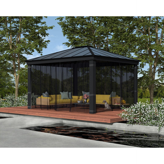 Set Mosquietas para gazebo cenador Dallas 360x843 cm