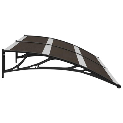 Marquesina De Puerta Pc Negro 200x75 Cm_4