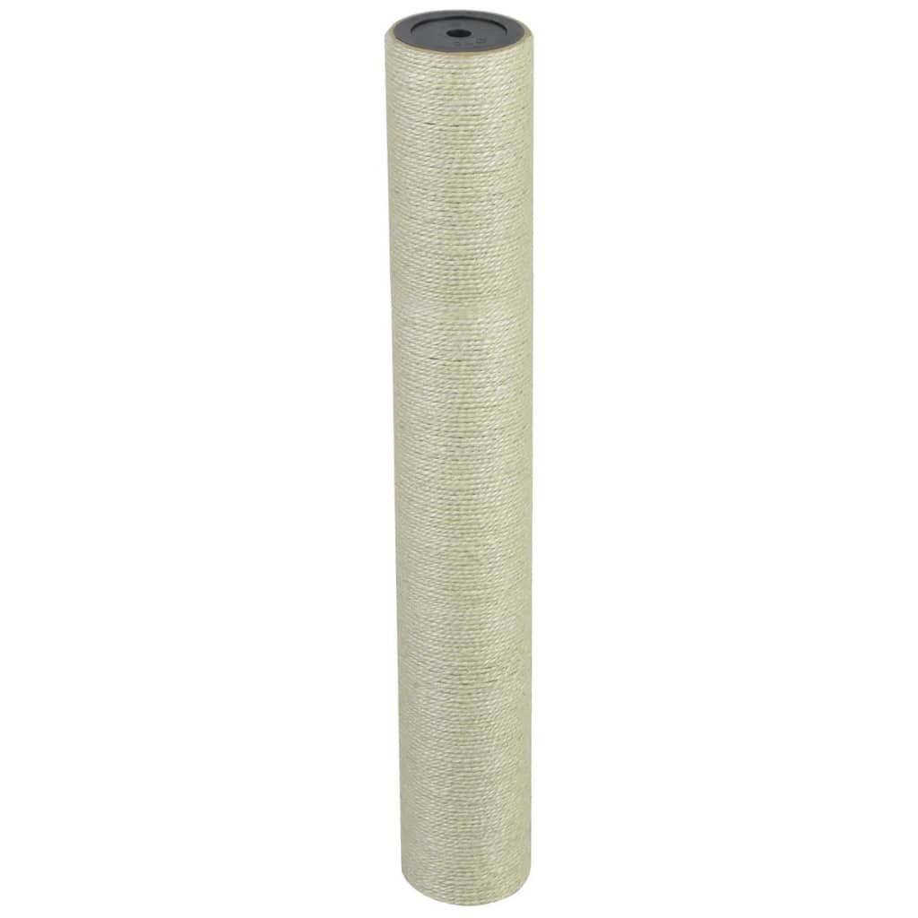 Vidaxl Poste Rascador Para Gatos 8x55 Cm 10 Mm Beige_0