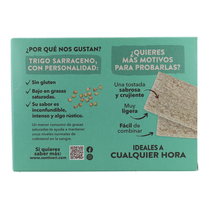 Tostadas Ligeras y Crujientes de Trigo Sarraceno Bio Santiveri 100 g