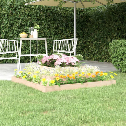 Jardinera De Madera Maciza De Pino 110x110x27 Cm_1