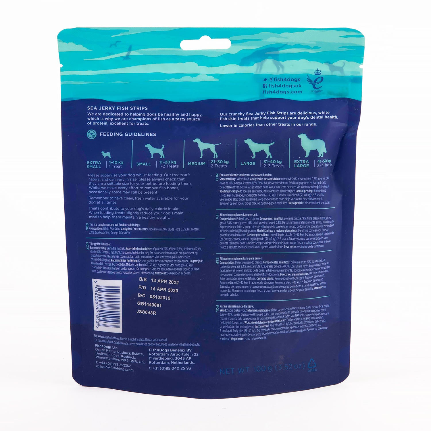 Fish4dogs Snack Dental Para Perro – Fish Strips