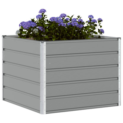 Jardinera Gris Claro 100 X 100 X 75 Cm Acero_2