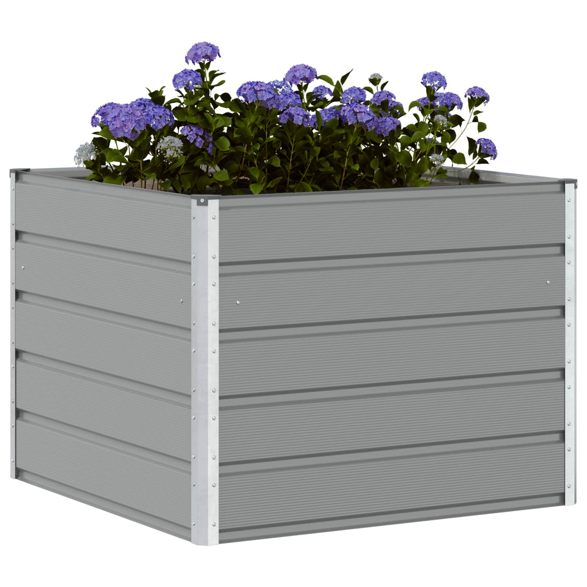 Jardinera Gris Claro 100 X 100 X 75 Cm Acero_2