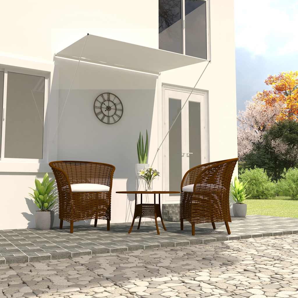 Toldo Retráctil 150x150 Cm Crema_1