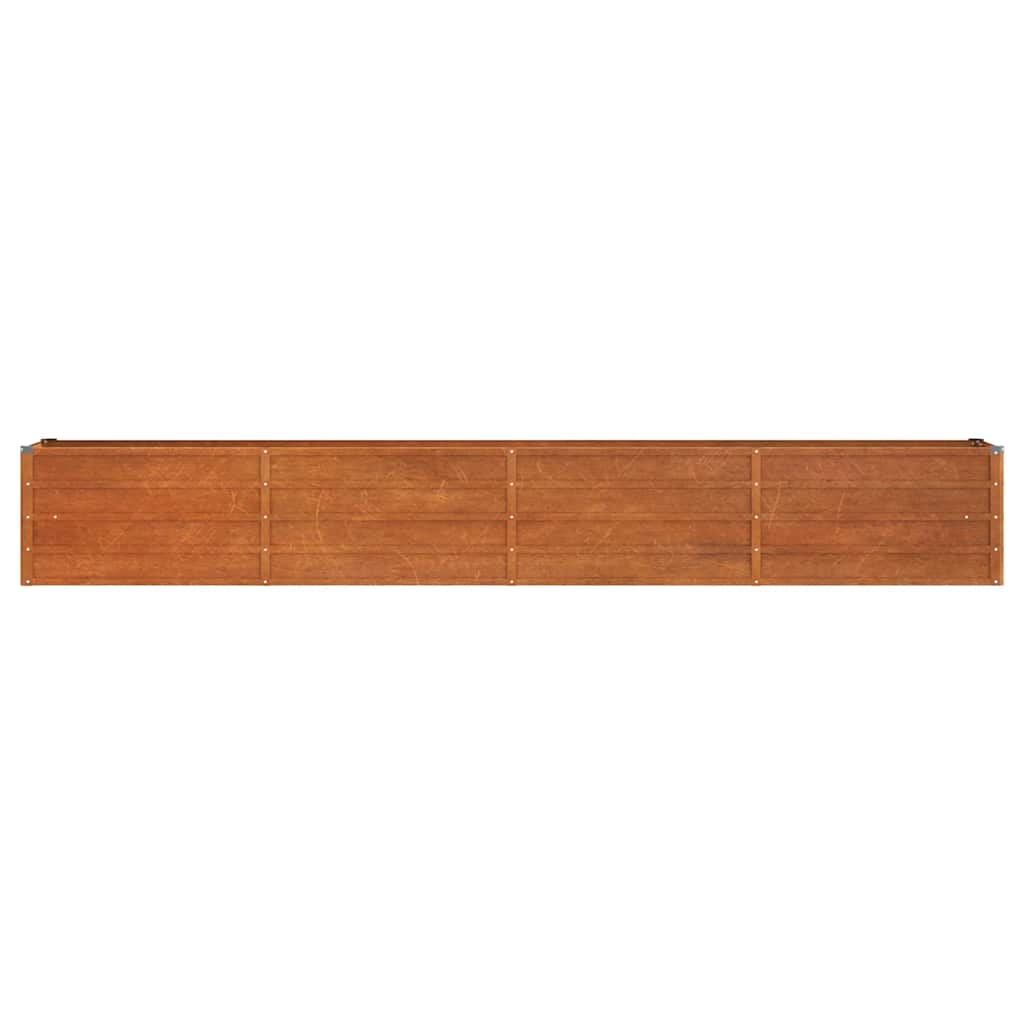 Arriate Oxidado De Acero Corten 320x40x45 Cm_3