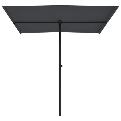 Vidaxl Sombrilla De Jardín Palo De Aluminio Gris Antracita 2x1,5 M_3