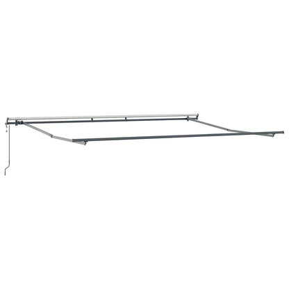 Toldo Retráctil Automático Gris Antracita Y Blanco 400x300 Cm_4