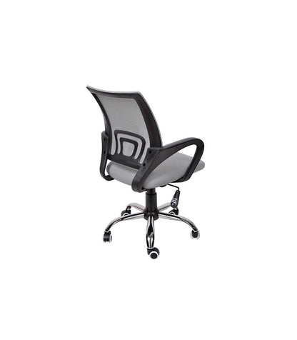 Sillón Despacho Giratorio Elevable Acabado Gris, 57 Cm(ancho) 88/98 Cm(altura) 63 Cm(fondo)_1