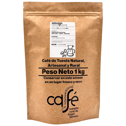 Cafe Sin Intermediarios Café Brasil Abrazos En Grano Para Filtro 1 Kg_0