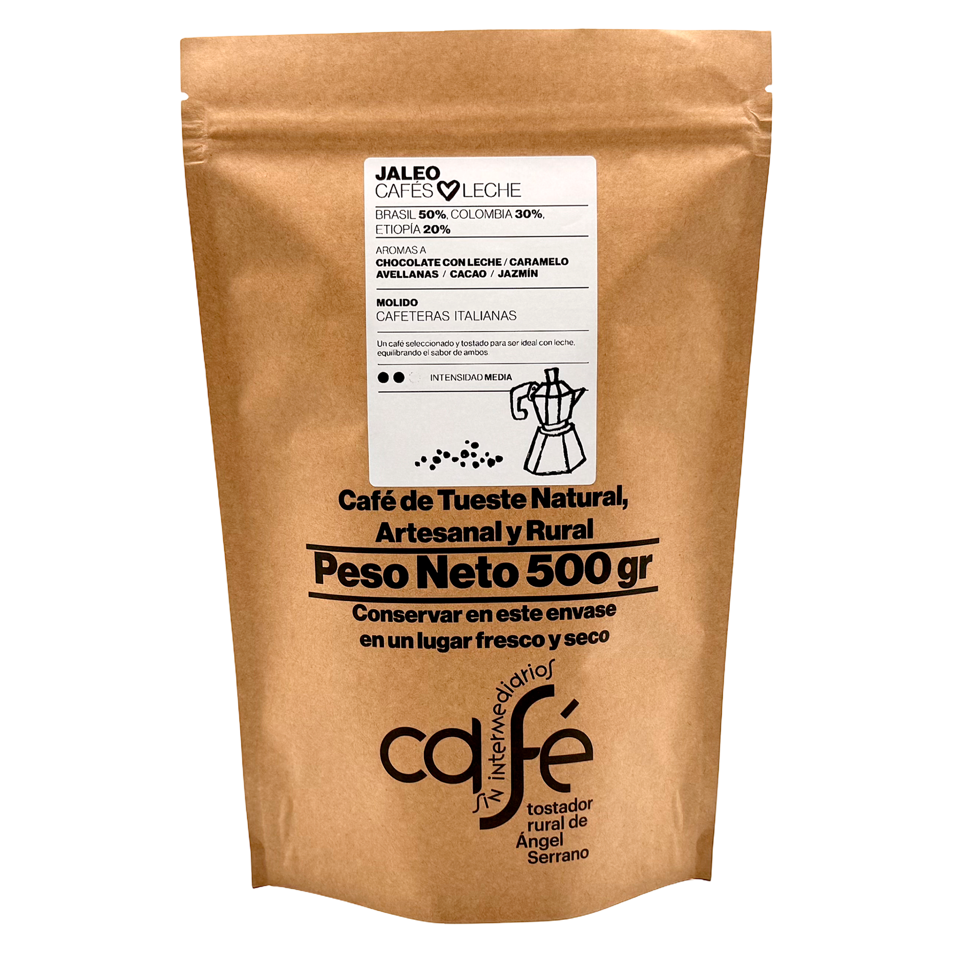 Cafe Sin Intermediarios Café Colombia Jaleo Molido Italiana (moka) 500 G_0
