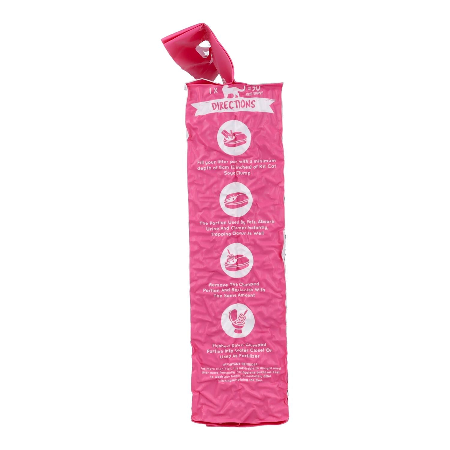 Kit Cat SoyaClump Pack Ahorro 12 - Strawberry 7 L Arena Vegetal para gatos
