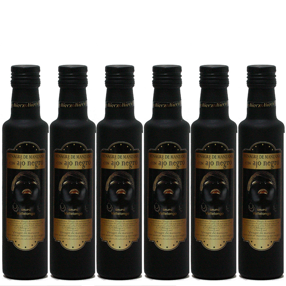 Vinagre De Ajo Negro 100% Natural ´sin Sulfitos´. 6 BOTELLAS 250 ml._0