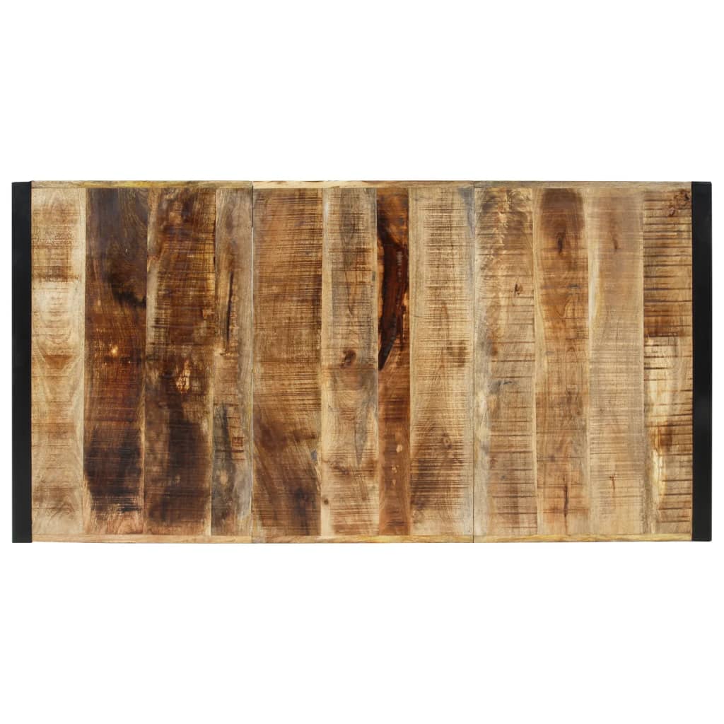Mesa De Comedor Madera Maciza De Mango Sin Tratar 175x90x76 Cm_1